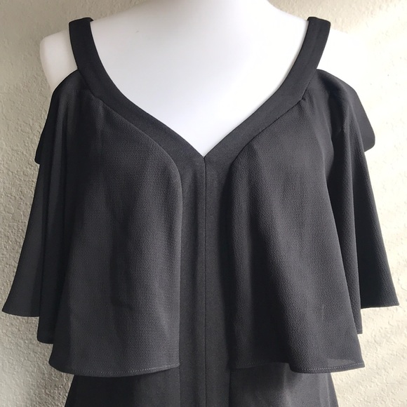 MAGGY LONDON Cold Shoulder Midi Sheath Dress - Picture 4 of 8